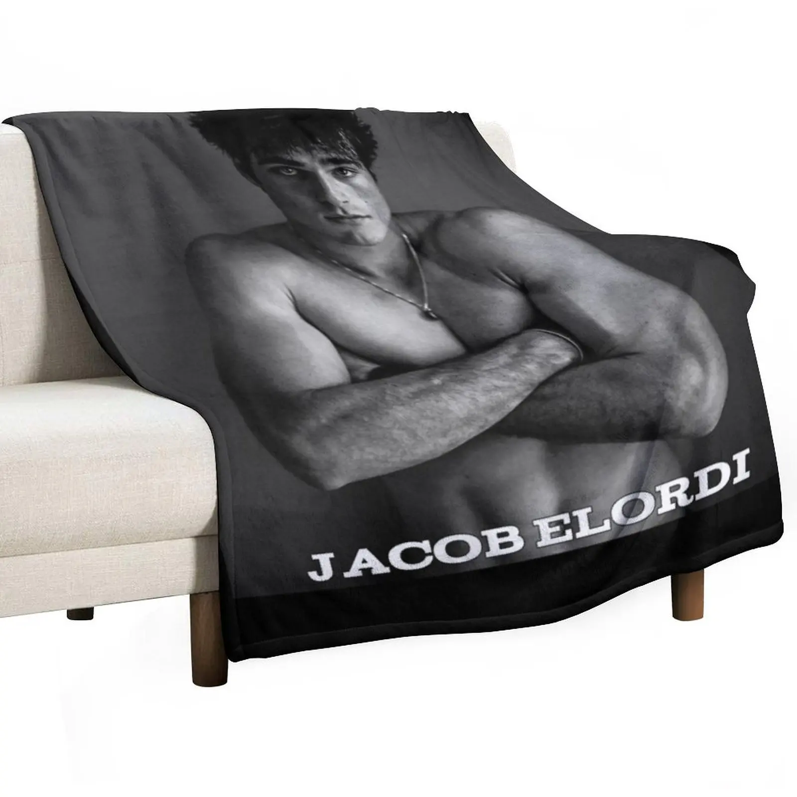 jacob elordi art Throw Blanket Sofa Polar Comforter Decorative Throw funny gift Luxury Blankets