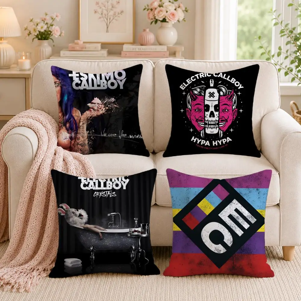 Electronic Band E-Electric CallboyS Cushion Cover Double-Sided Printed Pillow Cover Hypoallergenic Dust-Mite Proof