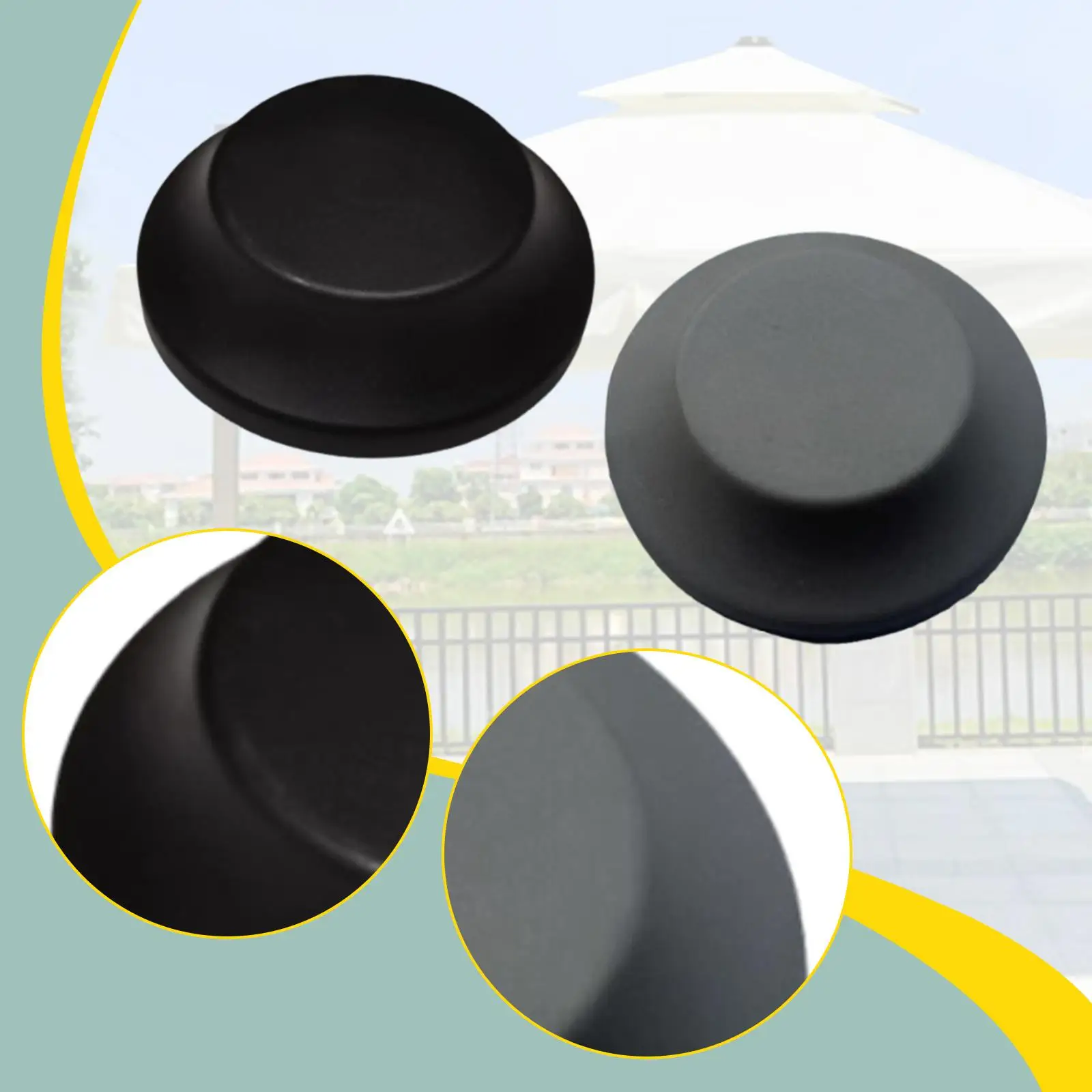 Outdoor Umbrella Parts Patio Umbrella Tip Cap Parasol Accessory Directly Replace for Outside