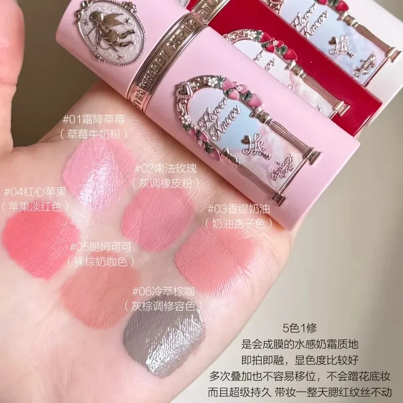 أحمر خدود سائل كيوبيد من فلاور نوز، مرطب يدوم طويلاً، مقاوم للماء، أحمر خدود طبيعي للوجه