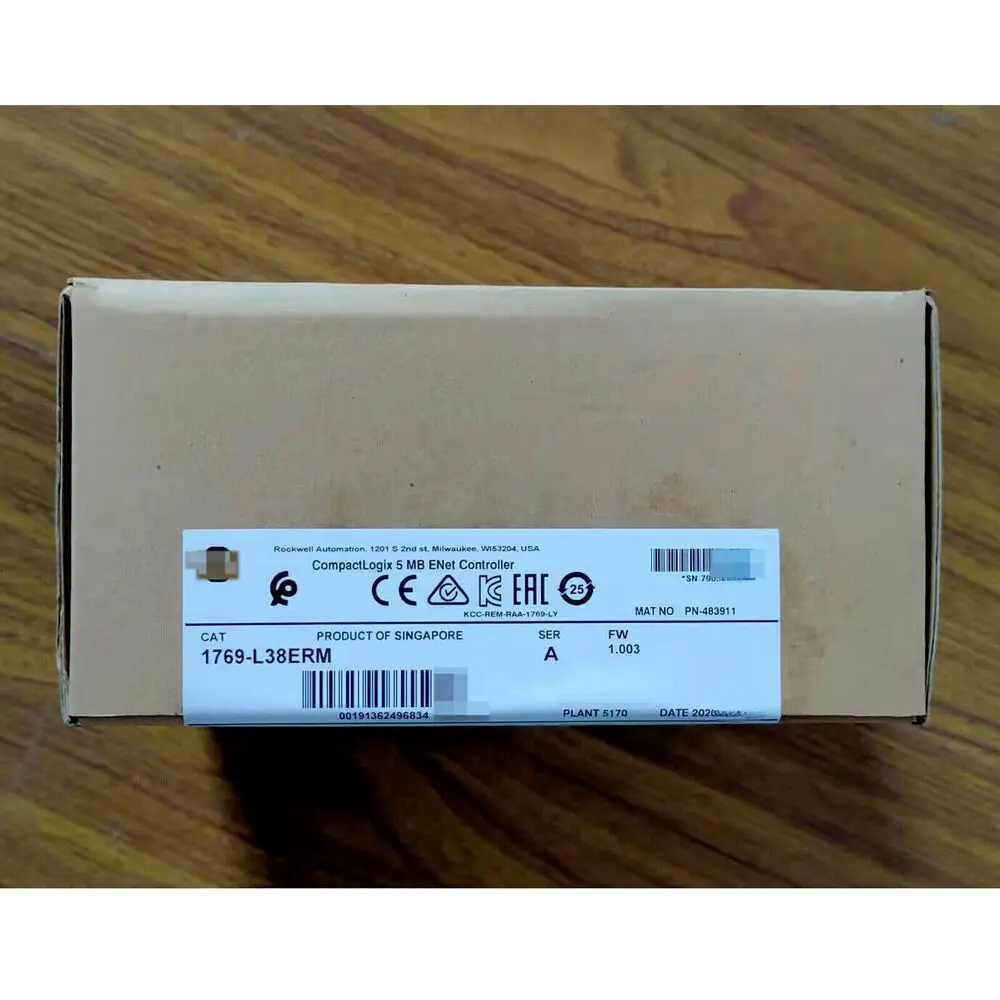 New 1769-L38ERM SER A CompactLogix Controller 5MB Fast Shipping -