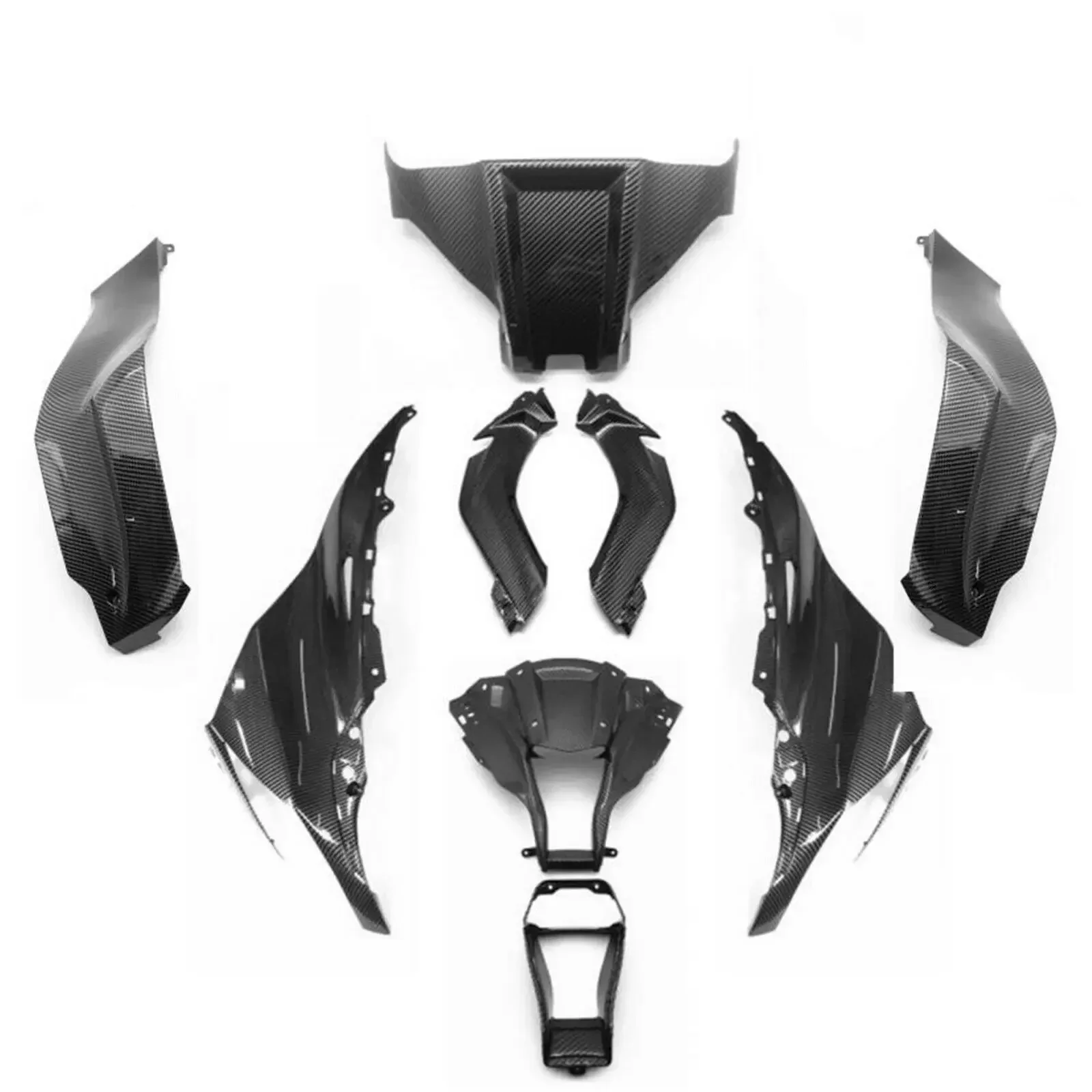 

Front Fairing Set Bodywork Kit Carbon Fiber Color For Kawasaki NINJA ZX-10R ZX10R 2011 2012 2013 2014 2015