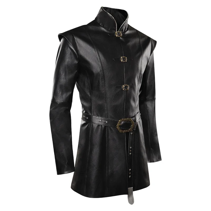 Dragon Saison 1 Aemond Cosplay Costume pour Homme Adulte, Manteau, Ceinture, Tenues d'Halloween, Carnaval, Trempé, Py Play