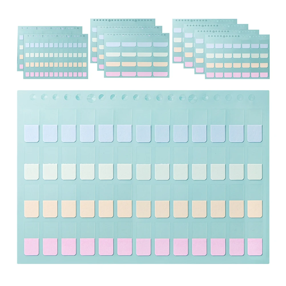 

316 Pcs Color Note Tabs Sticky Bookmarks Page Markers Self Adhesive Reference Marker Multi Function Book Tabs Notebook