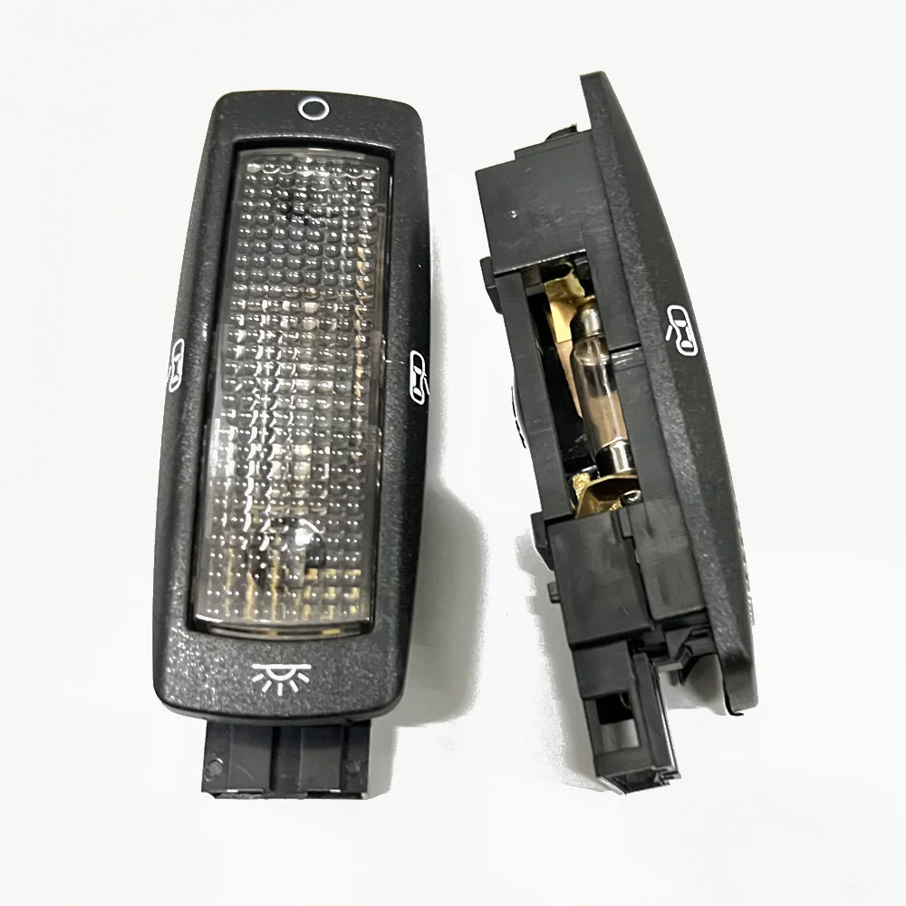 1pair Car Interior Reading light Dome lamp Ceiling Rear Black For VW Golf  Scirocco Tiguan mk1 for SEAT Alhambra Leon Toledo