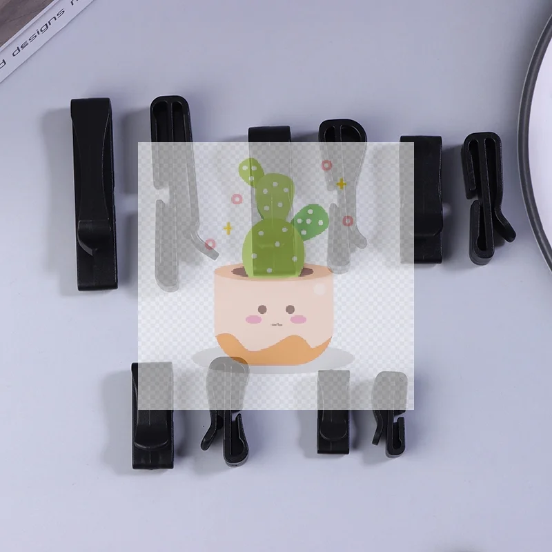 10 قطعة/الحزمة سريعة زلة حارس مشبك نهاية كليب المنزلق الأسود للتخييم التنزه على ظهره ضبط حزام حزام 20-51 مللي متر