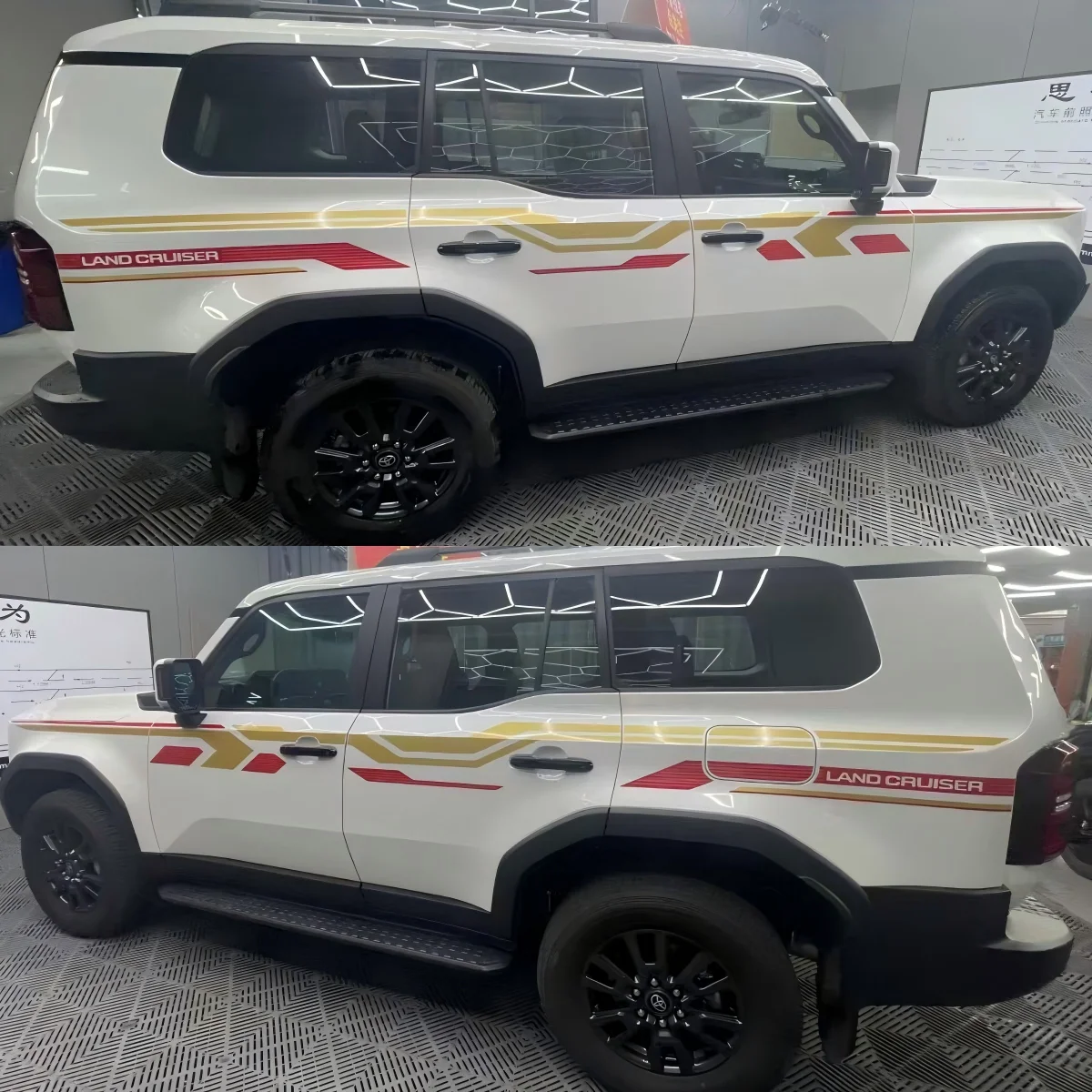 

Car Vinyl Decals Body Sticker For Toyota Prado 2024 appearance Customized fashion decal film accessories