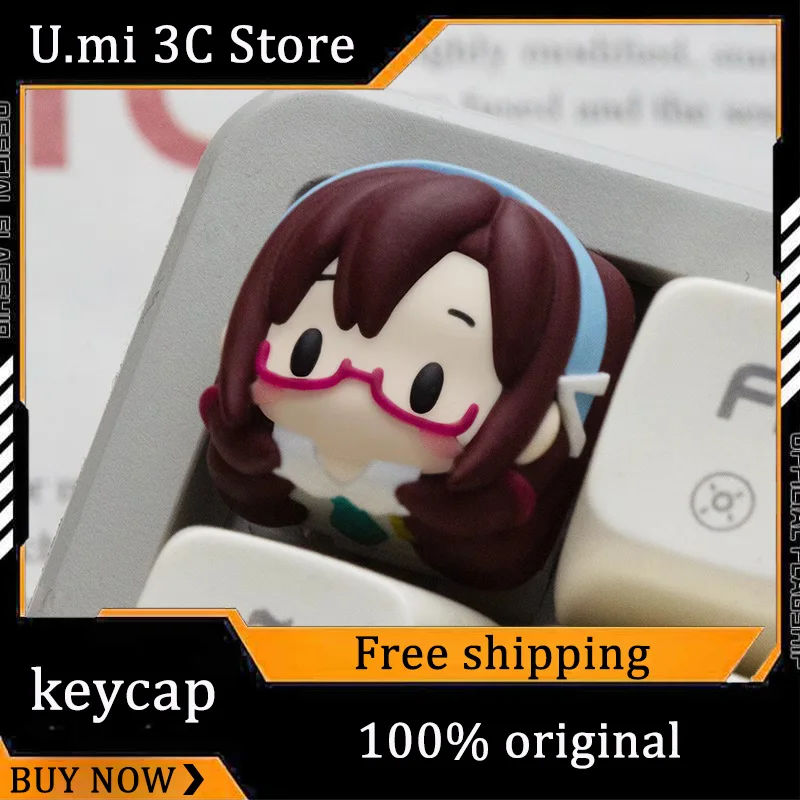 Eva Theme Keycap Single Resin Layered Glue Material Mechanical Keyboard Personality Cartoon Anime Gaming Gift Collection Keycap