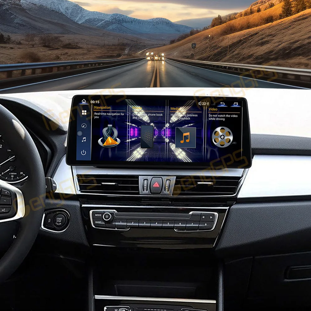12.9 Inch Android 13 CarPlay Car Radio For BMW 2 Series Touring NBT 2013-2017 Touch Screen Multimedia Player GPS Navigation DSP