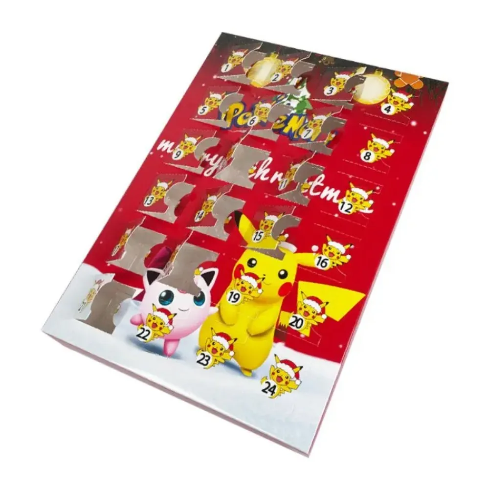 Heißer Verkauf 24 stücke Set Pokemon Figur Halloween Weihnachten Advent Kalender Geschenk Kawaii Pikachu Anime Figural Action PVC Modell Kind spielzeug