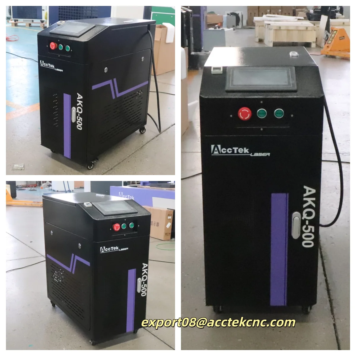 Powerful Pulsed Fiber Laser Cleaning Machine 500W Power Laser Cleaning Hand Tool Continue Laser for Laser Rust Cleaning Home