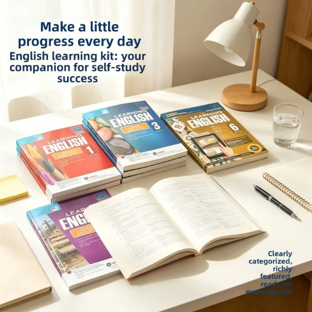 6 Books/Set SAP Learning English Workbook Grade 1-6 Children Singapore Primary School Textbook