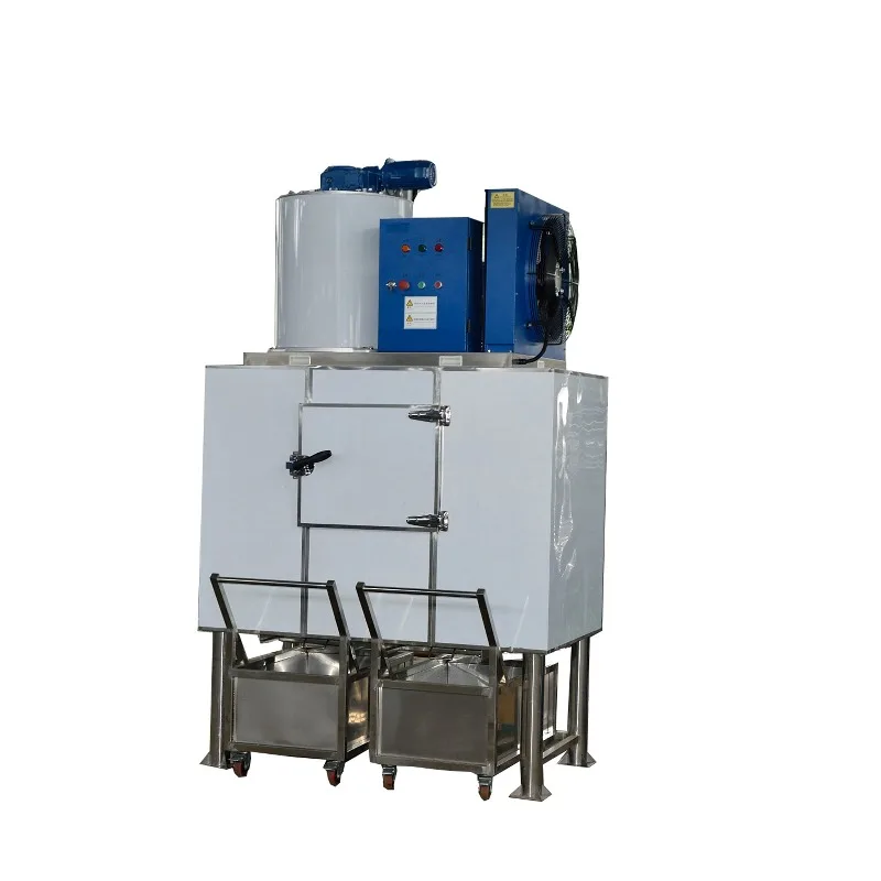 Custom 2026 1 Ton/Day High Quality  Small Capacity Flake Ice Machine for Supermarket