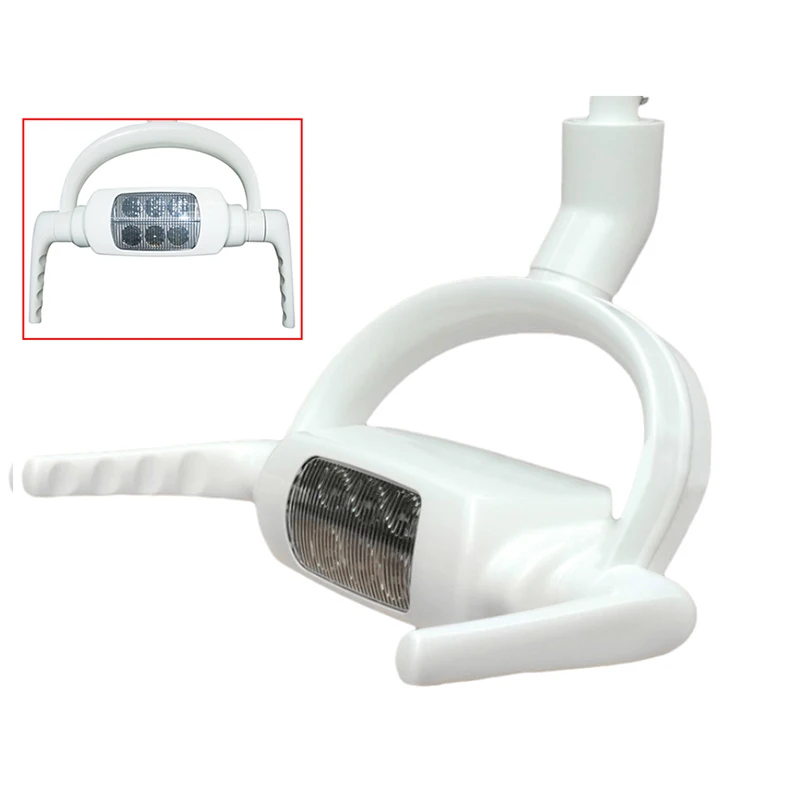 APHRODITE-Lâmpada Shadowless Dental com Sensor de Indução, Luz Oral, Substituição da Cabeça, 6000K, 26mm, 22mm, Fit para Cadeira Odontológica