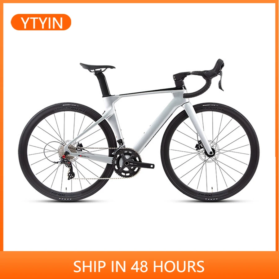 YTYIN دراجة خفيفة للغاية لركوب الدراجات 700c إطار كربوني كامل دورة دراجة طريق الحصى دراجة الطريق مع إطار كربون لـ M #1