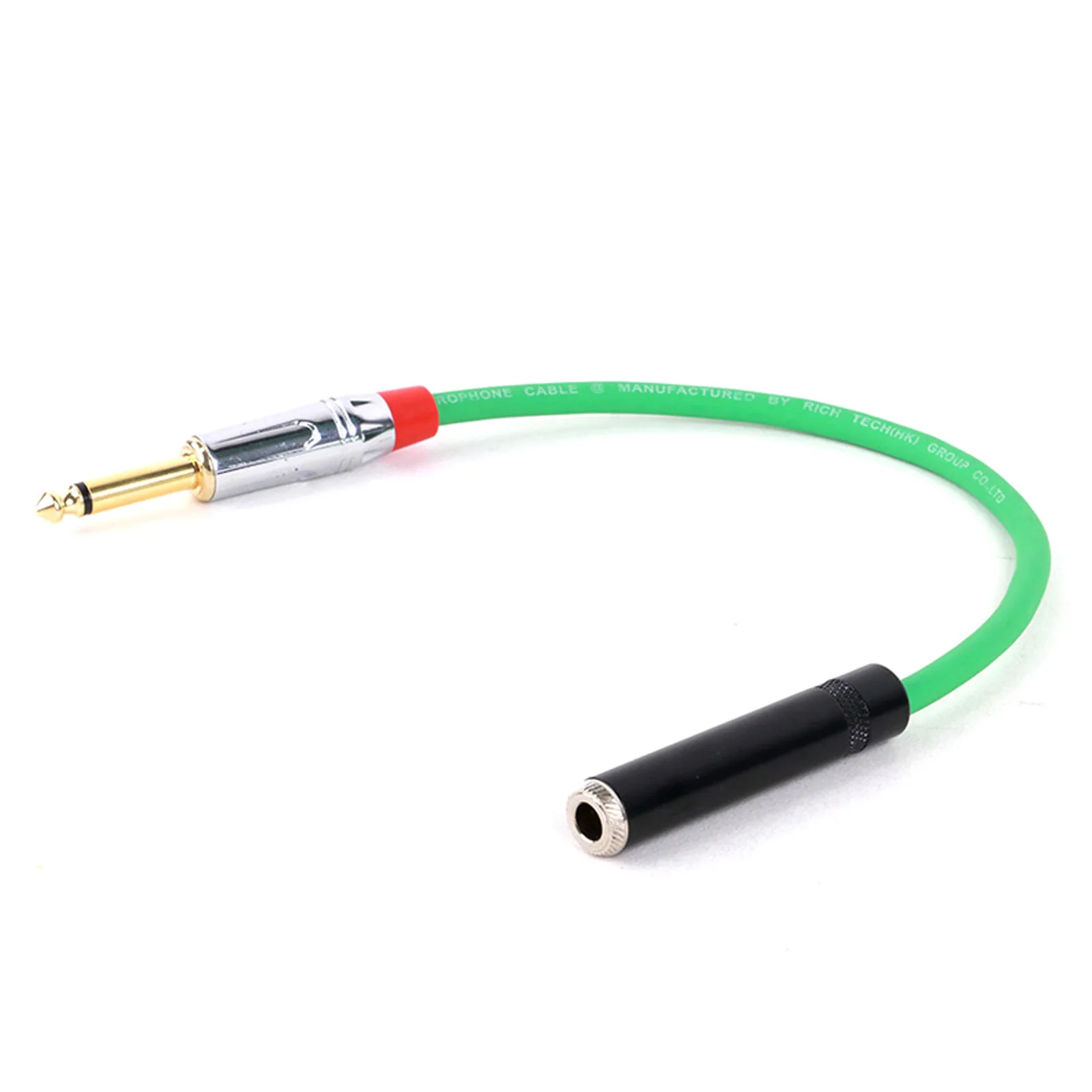 High Quality 6.35mm 1/4inch Mono Male to 6.35mm 1/4inch Stereo Female Jack Instrument Audio Cable For Electric Guitar Mixer