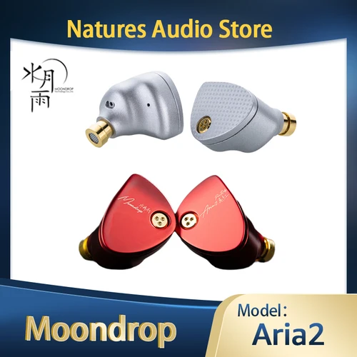 Imagen 1 del producto (Color rojo fuera de stock) Moondrop Aria2 Auriculares intrauditivos Aria ii Dynamic IEMs Auriculares Monitor Auriculares