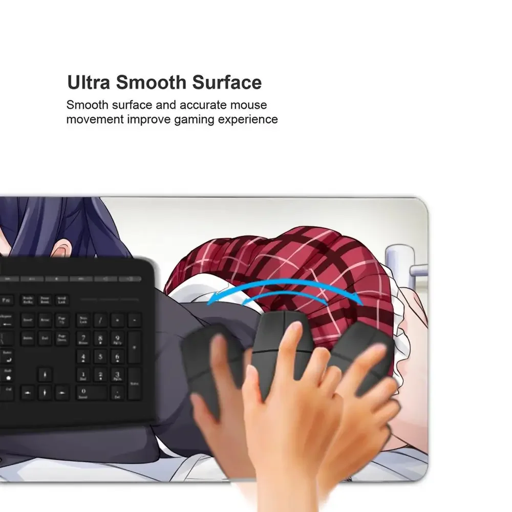 Takanashi Rikka Anime Mouse Pad Keyboard Mousepad lauge 1200X600 mm Desk Mat PC Gamer Office Carpet Home Table pad