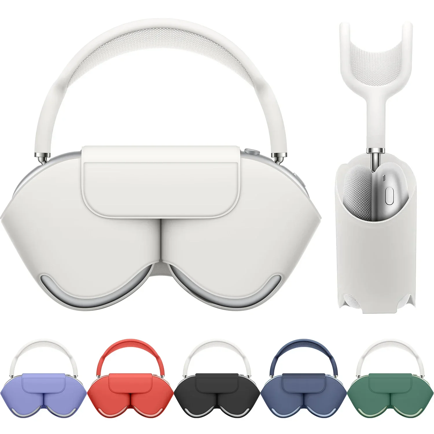 Słuchawki Inteligentne wyłączenie zasilania Osłona ochronna Miękkie etui ze skóry PU Akcesoria do słuchawek Odpowiednie do słuchawek AirPods Max