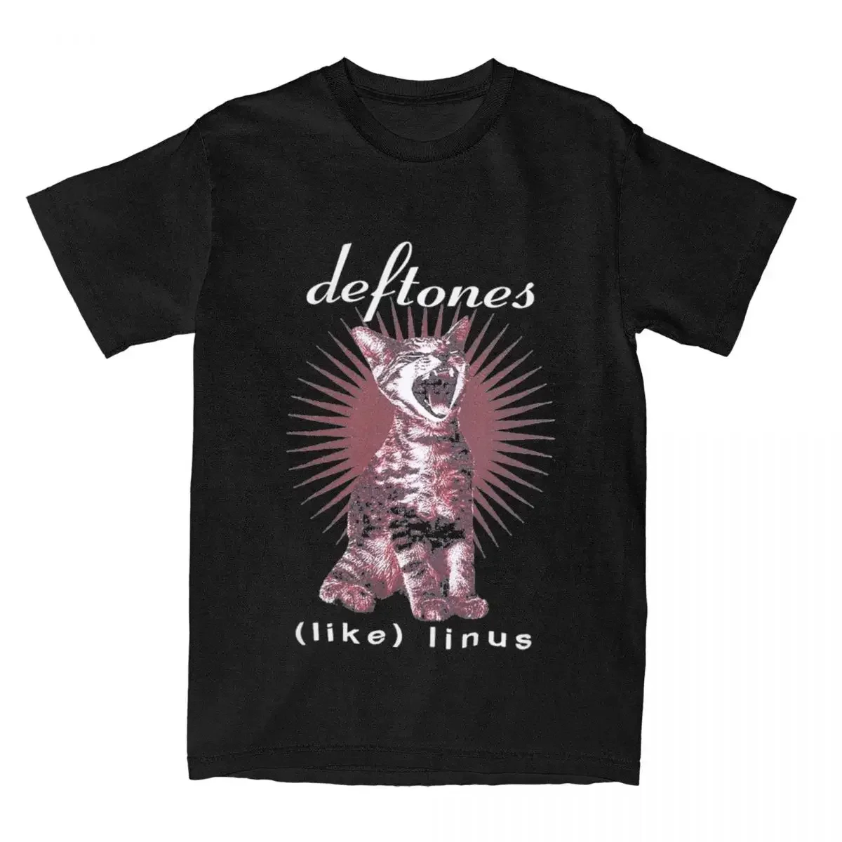 Cotton Round Collar Alternative  Music Tee Shirt Short Sleeve Clothes Deftones Band White Ponny Album Shirt Men Women Pure