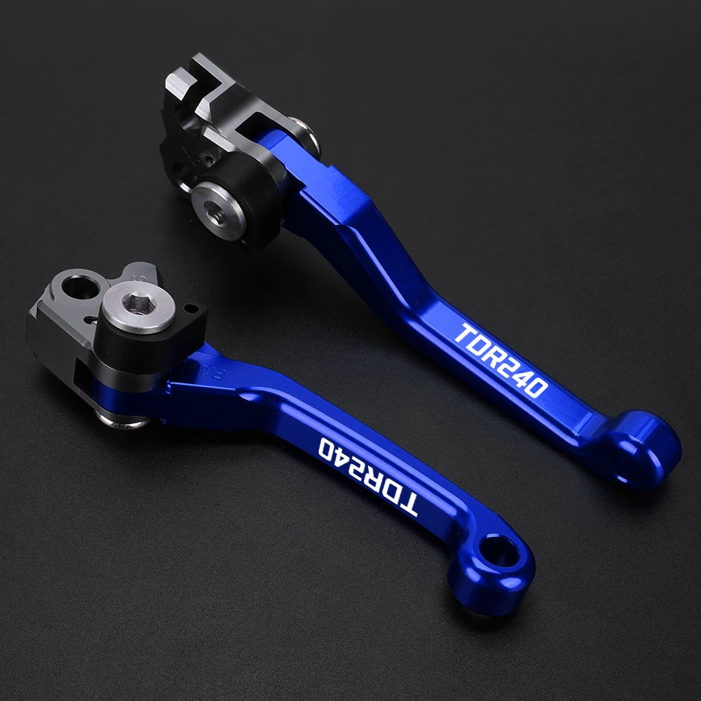 For yamaha TDR240 TDR 240 1988 1989 1990 Motorcycle Brake Clutch Levers Motocross CNC Aluminum Pivot Dirt Bike Handle TDR240