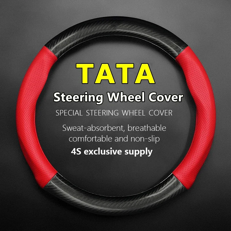 No Smell Thin For TATA Steering Wheel Cover Fit Altroz Tiago Hexa Nexon Safari Cutvv Harrier Sierra EV Xenon Kite 5 Zica HBX