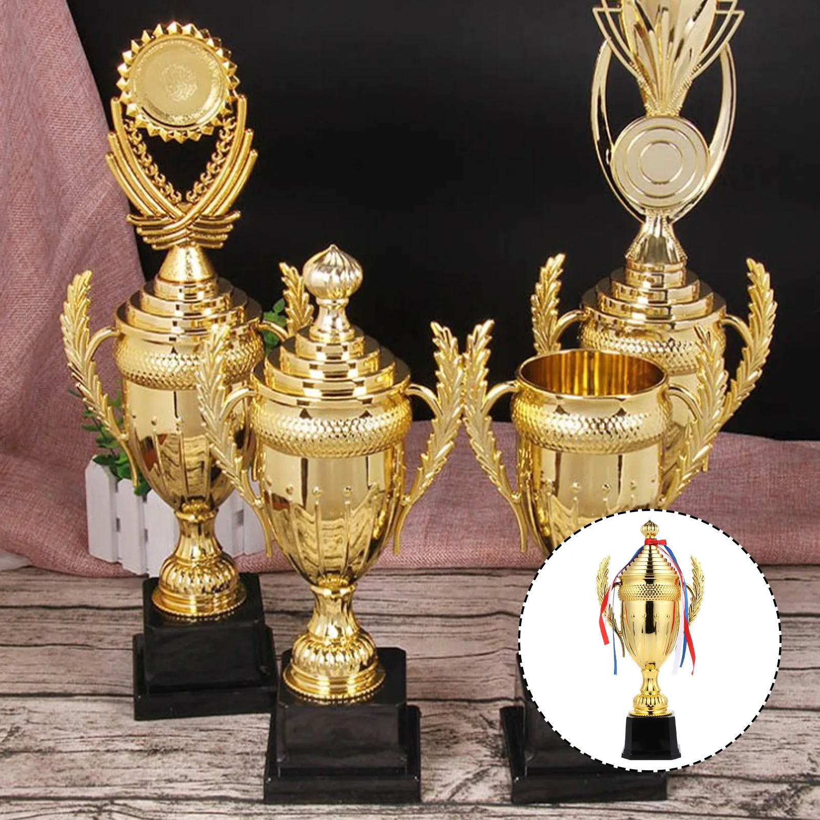 

Gold Plastic Trophy Cup Winner Award Sports Competition s Adults Durable Party Tournament Prizes Incentive