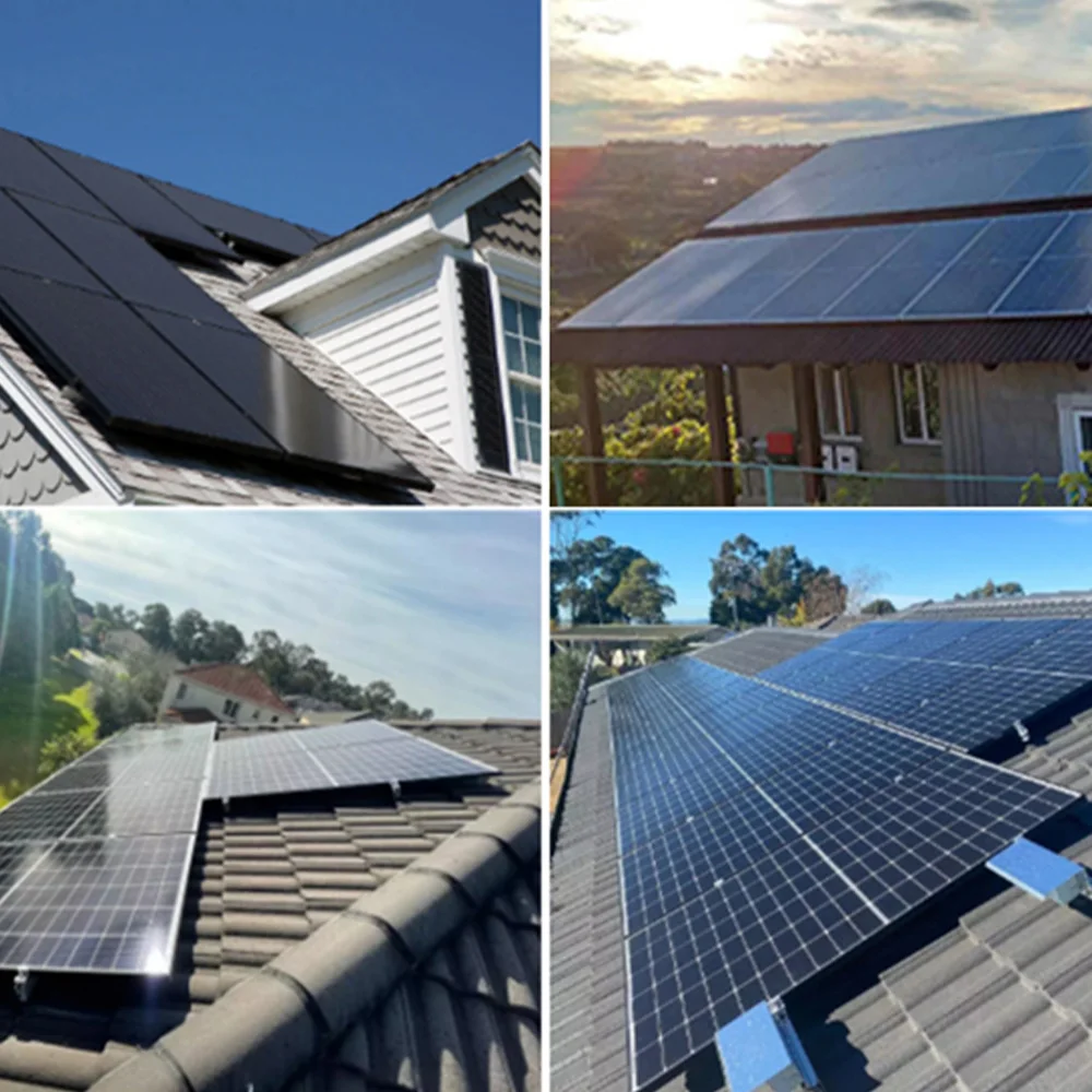 3Kw 5Kw Hybrid Solar Power System  Controller Pure Sine Wave Inverter Lithium LiFePO4 Monocrystalline PV Panels for Home Use