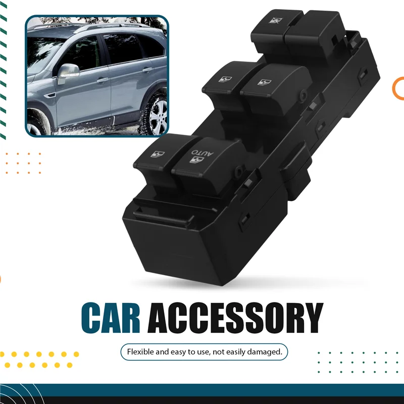 ل Capttiva LHD سيارة الجبهة اليسرى الطاقة الكهربائية زجاج النافذة رفع التبديل 20987341 زر التحكم في النافذة #4