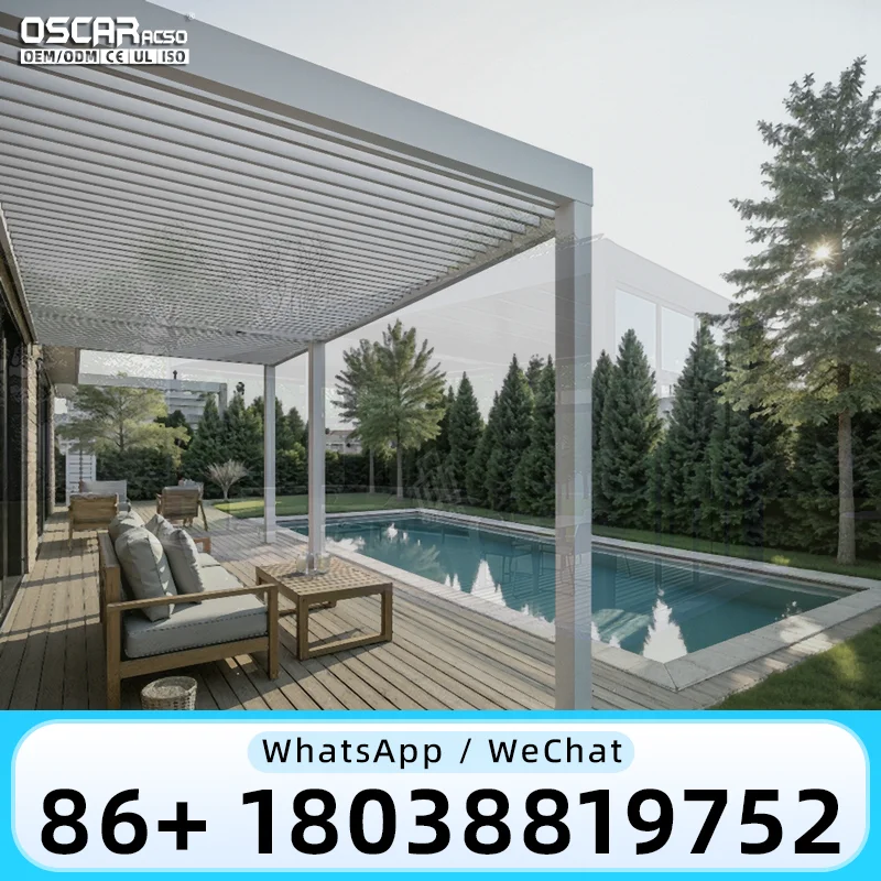 Sturdy Outdoor Garden Patio Pergola Weather Resistant Backyard Deck Lawn USA Europe Party Dining Relaxation Arbors Gazebos Shade