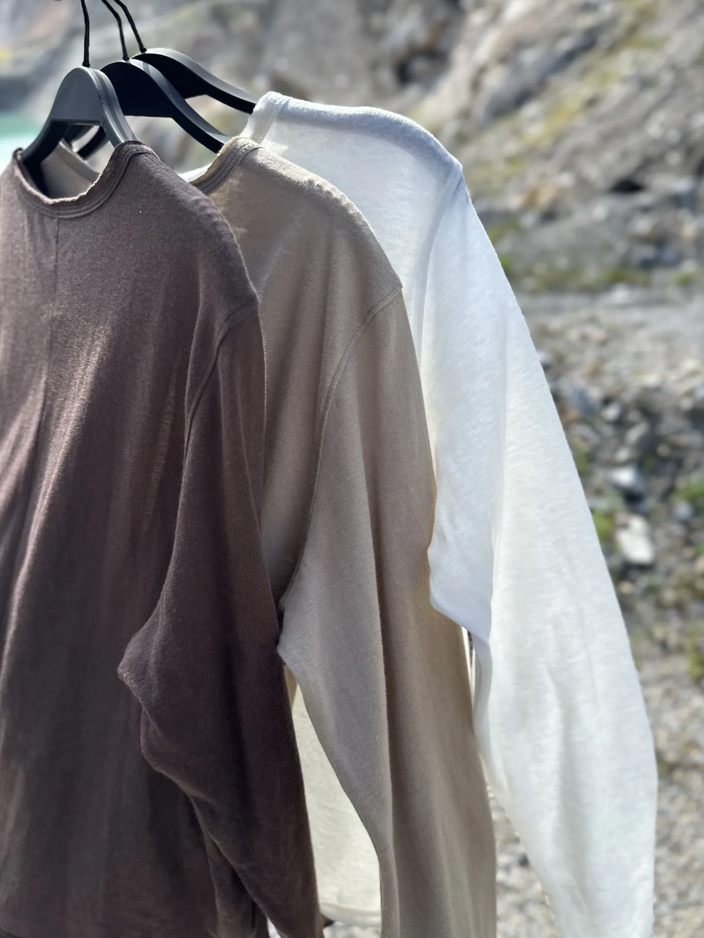 

Soft Camere Cotton Casual round Ne T-irt Women's Autumn Simple Knitted Cotton Long Sve Loose Fit Moisture ng