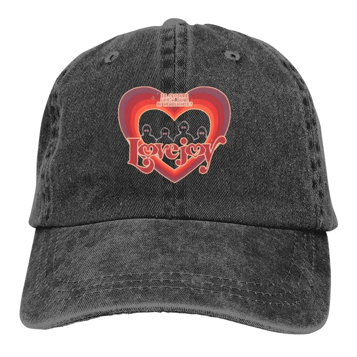 

Pure Color Funny Dad Hats Red Heart Women's Hat Sun Visor Baseball Caps Lovejoy Cartoon Band Summer Sports Cap