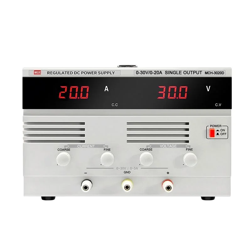 

Laboratory Equipment MCH-3020d Linear DC Power Supply 30V 20A DC Stabilized Power Supply Double Output Adjustable