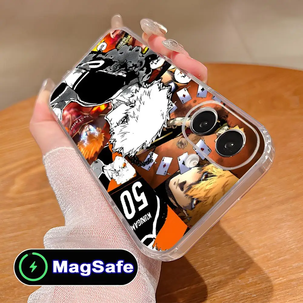 

Чехол для телефона Blue Lock Kunigami Rensuke для iPhone 17, 16, 15, 14, 13, 12, 11 Air Pro Max Plus Mini Magsafe, прозрачный красочный чехол, роскошный