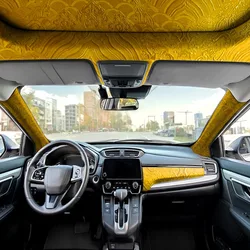 Car Stickers Car Interior Modified Cross-Border New Ab Column Self-Adhesive Cloth Creative Car Interior Renovation Stickers