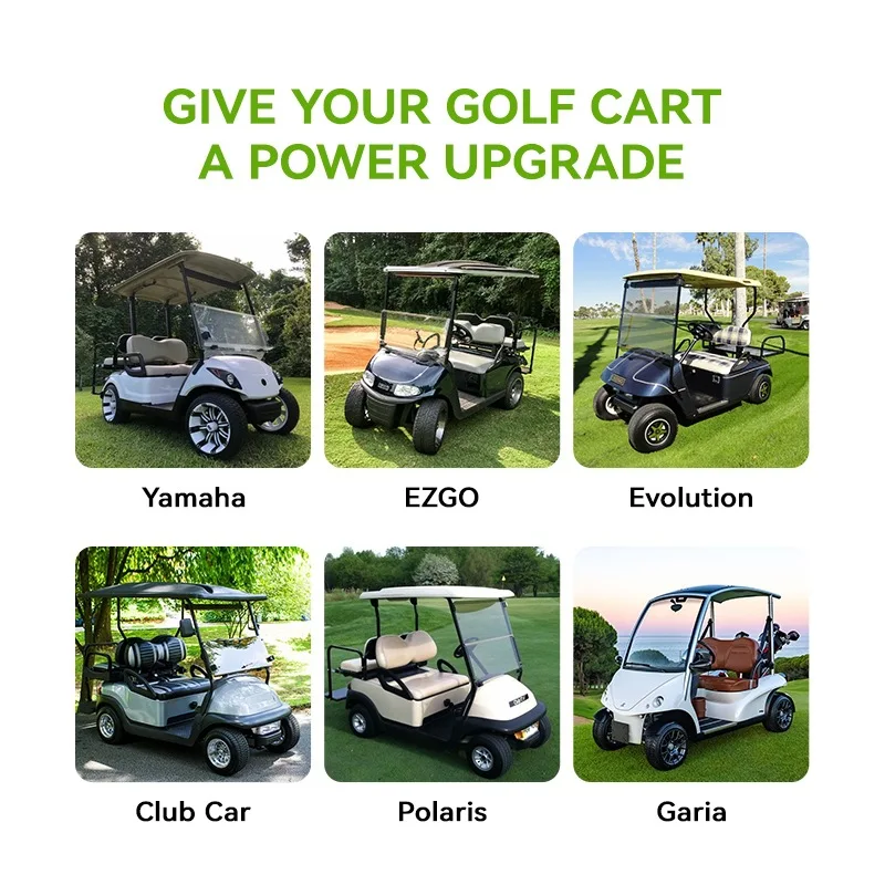 CTECHi 72V 200Ah Golf Cart LiFePO4 Battery BT Remote Control LiFePo4 Battery