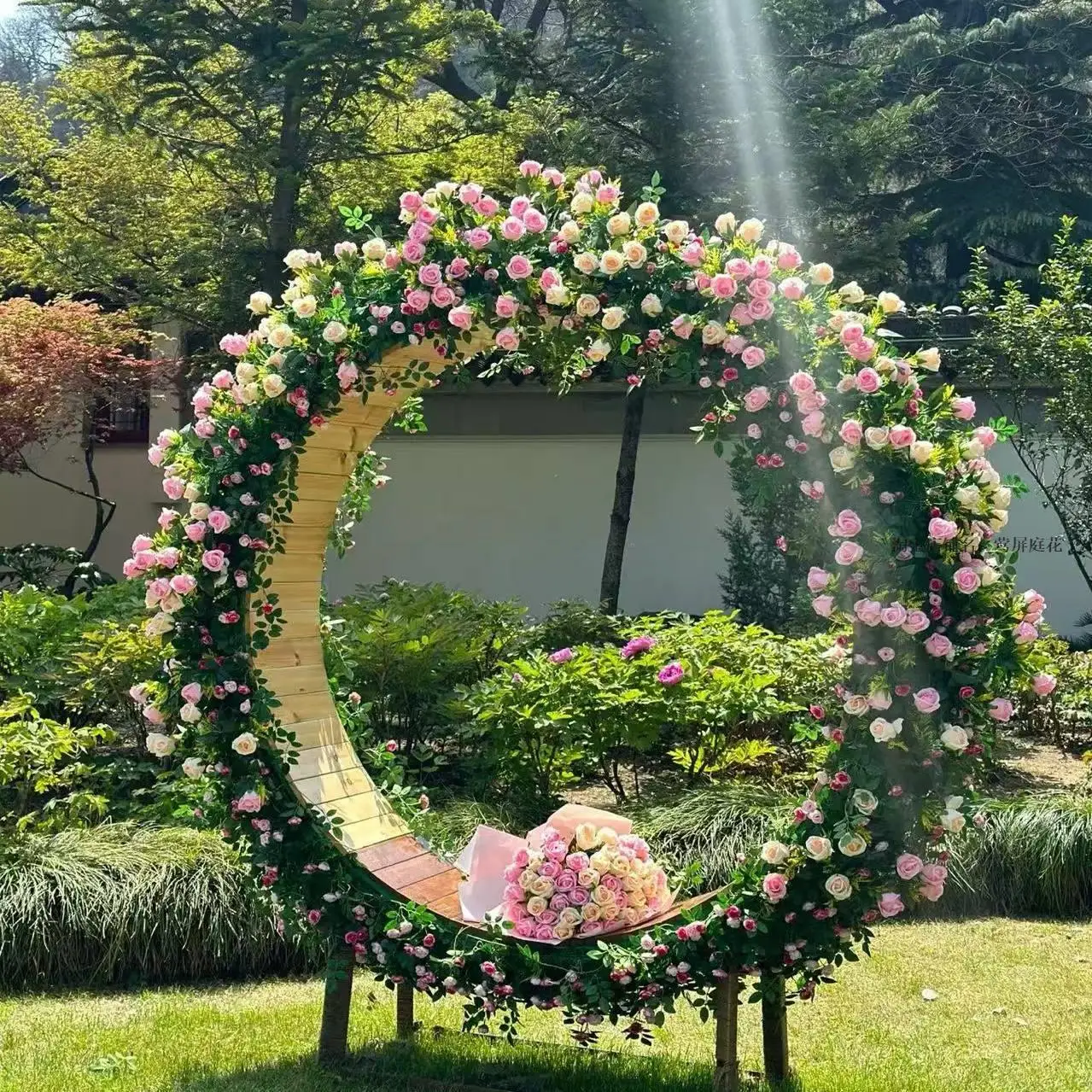 

Креативные часы из живописного ротанга в пейзажных напольных украшениях B & B, качели для кемпинга, бали, птичье гнездо, стул на заказ