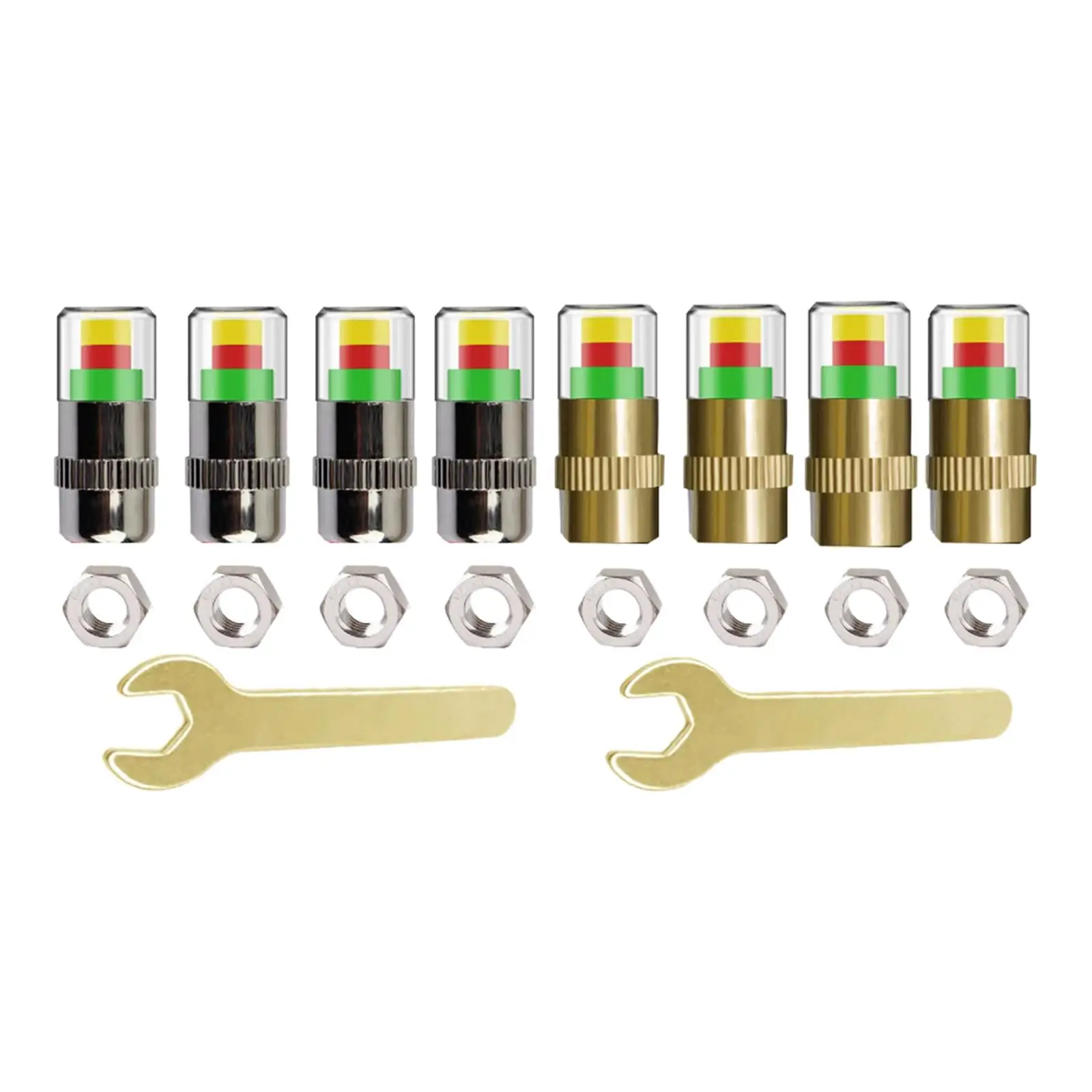 4 Pieces Car Tire Pressure Monitor Valve Caps Sensor Indicator for Trucks