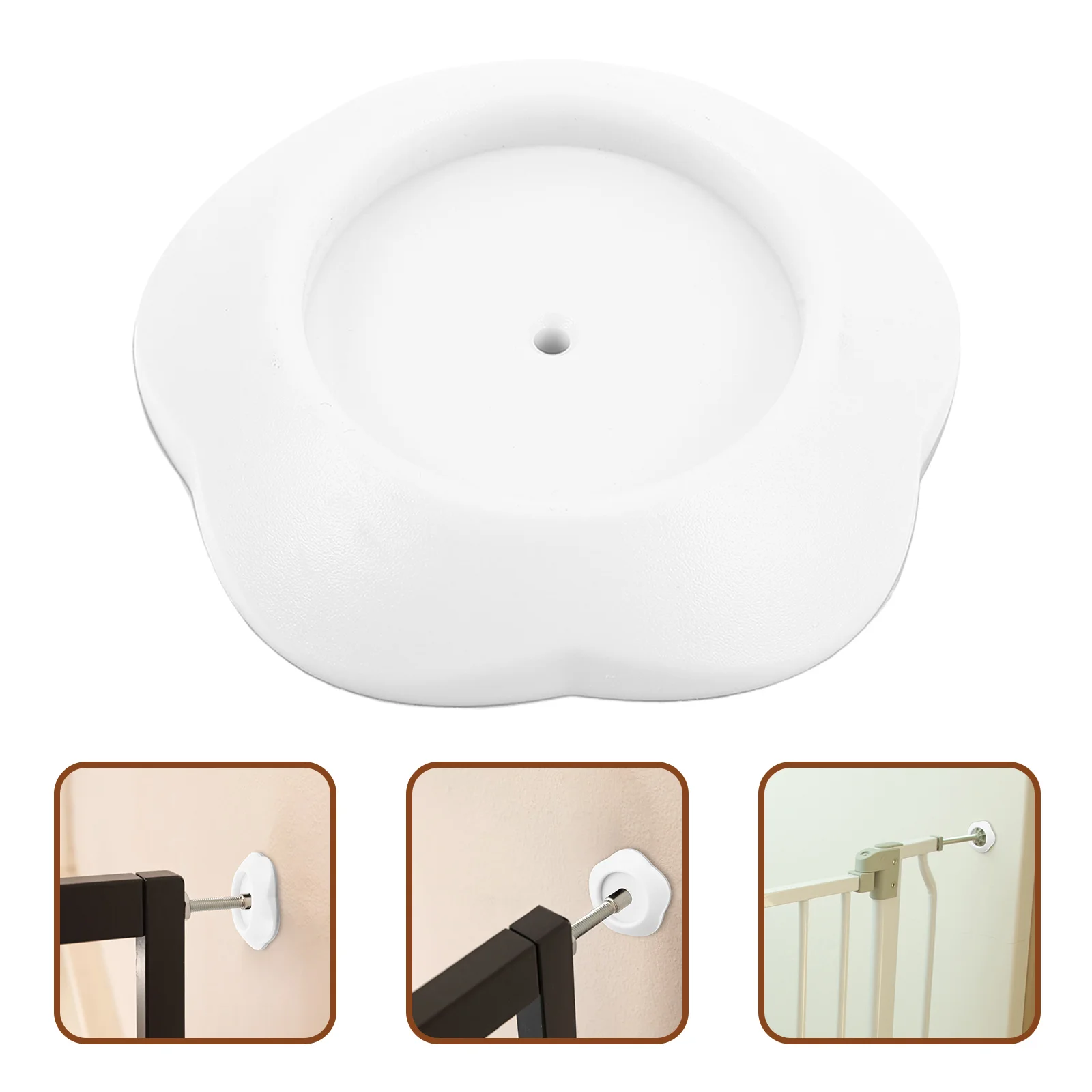 

Non-Slip Gate Wall Protector Plastic Safety Guard for Toddler Pet Use on Stairs Doorways Gate Wall Protection Guard