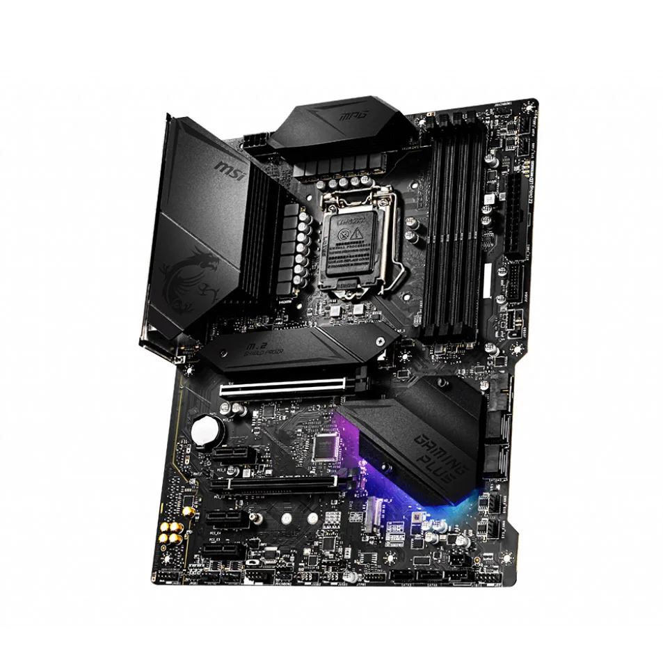 For The best-selling MSI computer main board MPG Z490 game plus LGA 1200 supports the 10th processor game main board