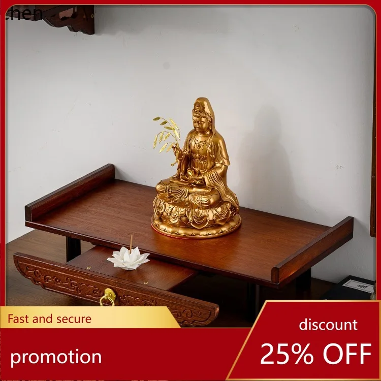 

CZ Wall-mounted Altar Table Incense Case God of Wealth Guanyin Bodhisattva Offering Table Home Incense Table
