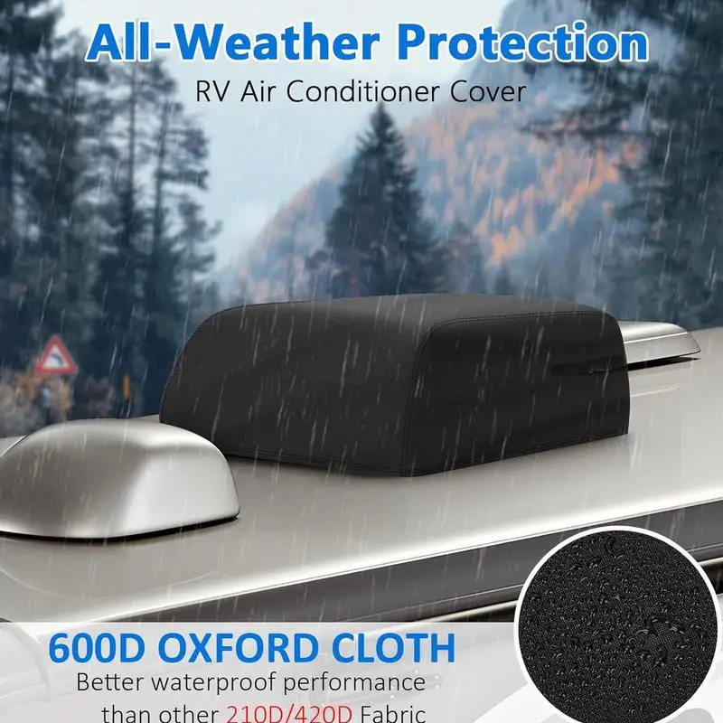 

RV Buckle Drawstring Air Conditioner Protective Cover Dust-proof Outdoor Air Conditioner Cover Air Conditioner Cover