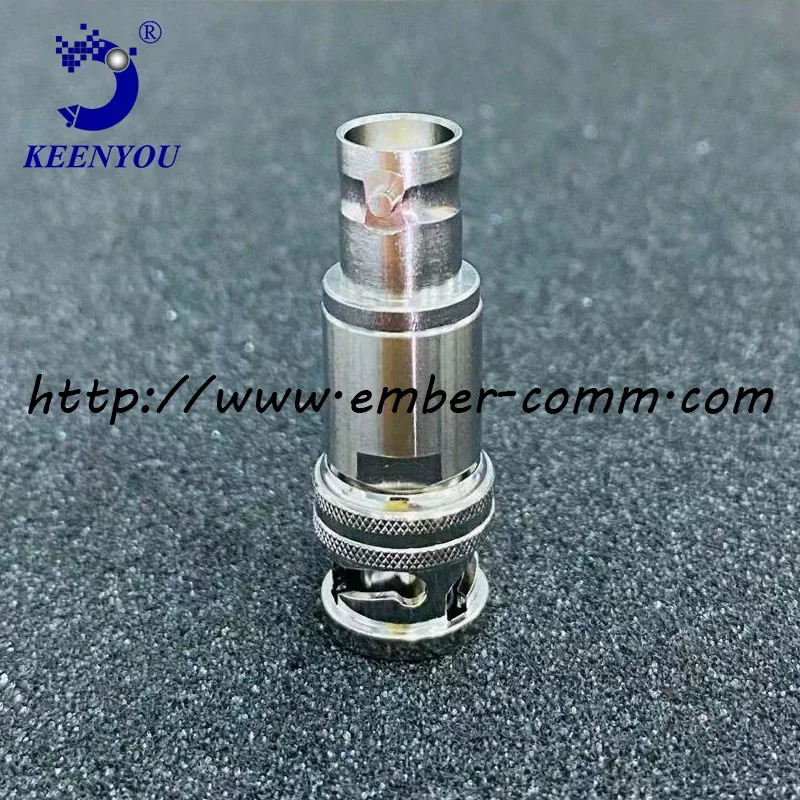 TRB three coaxial pl75 to coaxial bnc-k adapter three bayonet BNC to two bayonet BNC bus 1533b