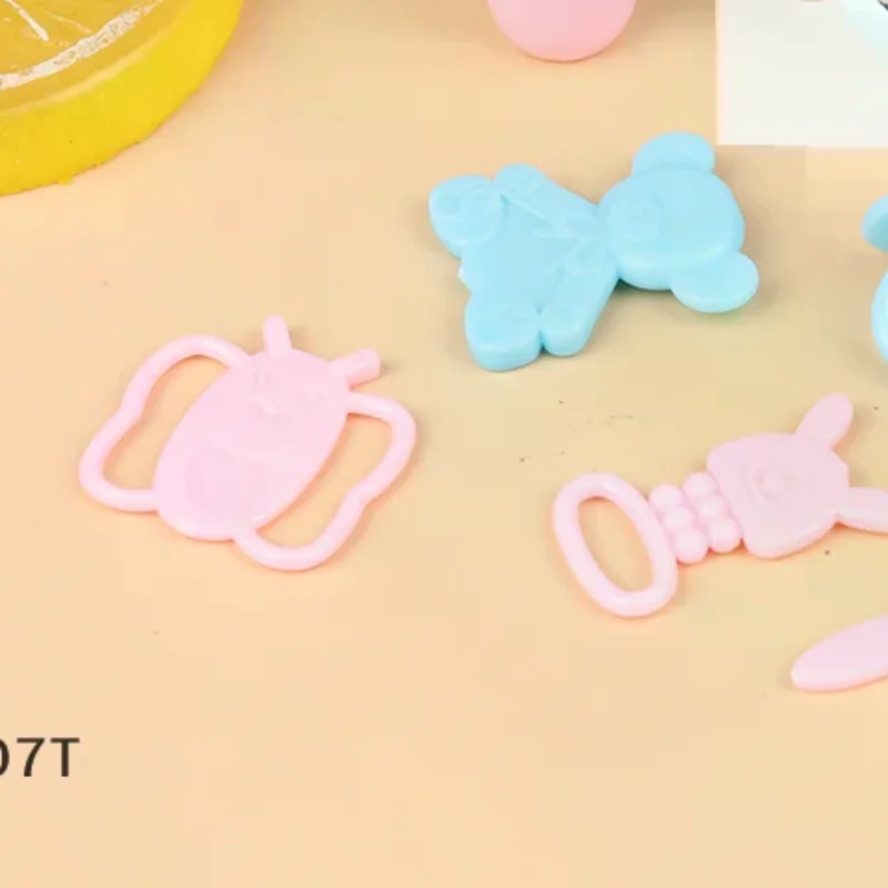 9 unids/set Mini chupete para muñeca, juego de vajilla para bebé, suministros para jugar a las casitas, pezones simulados para muñecas, juguete para niños, accesorios para chupete de bebé