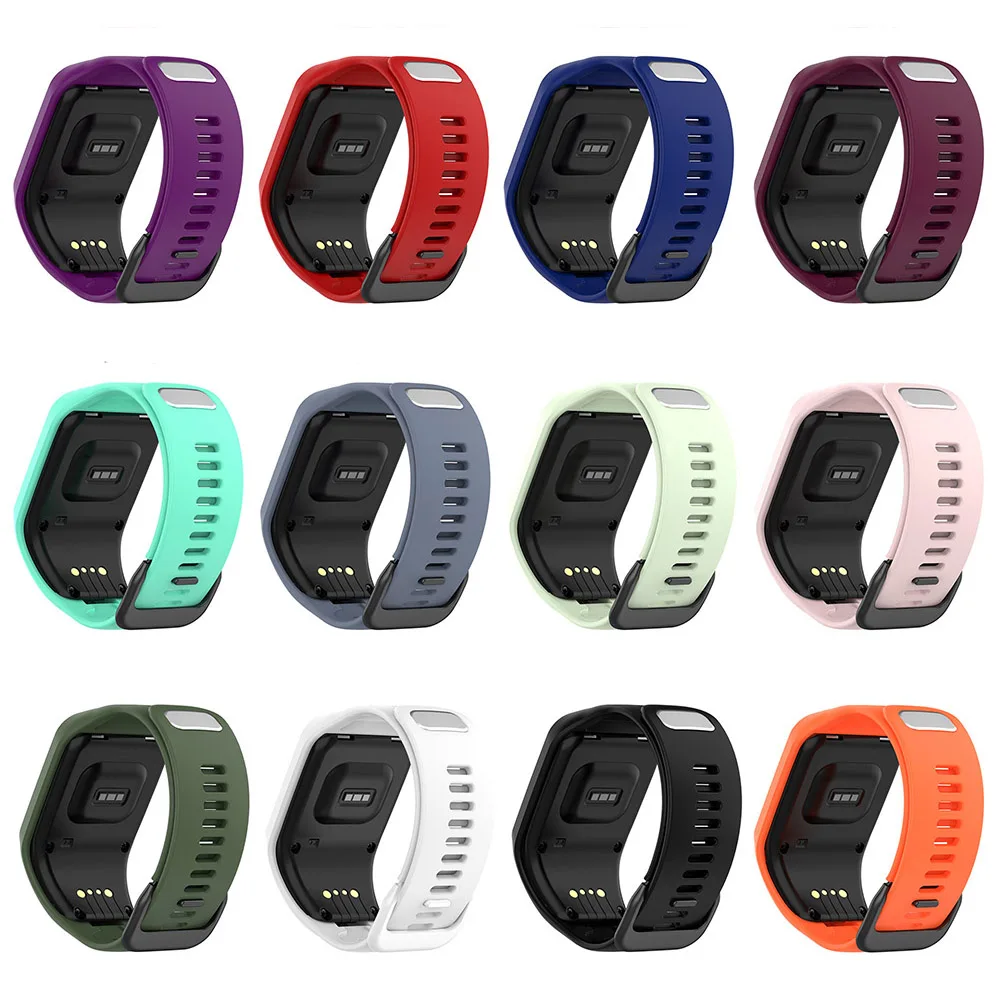 حزام ساعات من السيليكون لمسند اليد 2 3/سبارك 3/لاعب الغولف 2 سوار المعصم للتوم 4 3 2 سلسلة