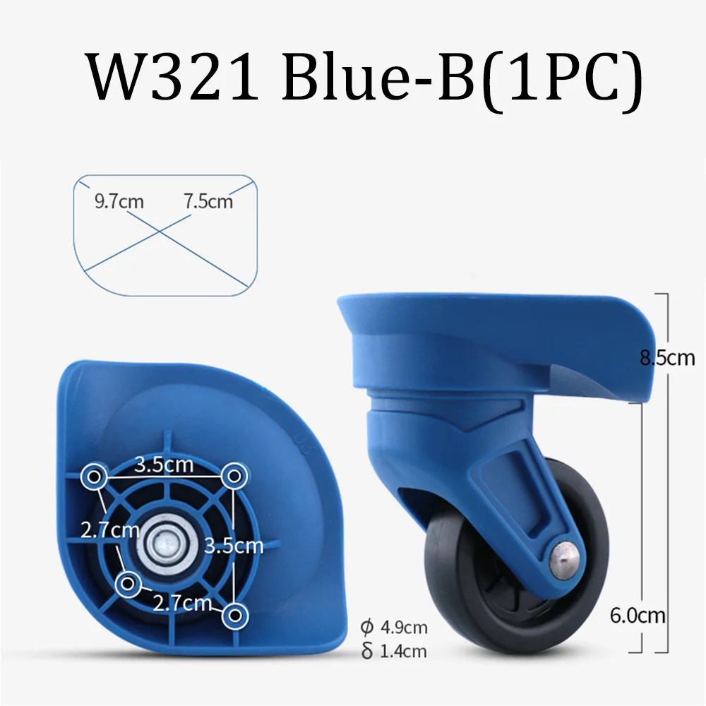 Suitable for SWISSGEAR 41Z Trolley Wheel Accessories For Hongsheng A52 Luggage Universal Wheel Suitcase Wheel Replacement