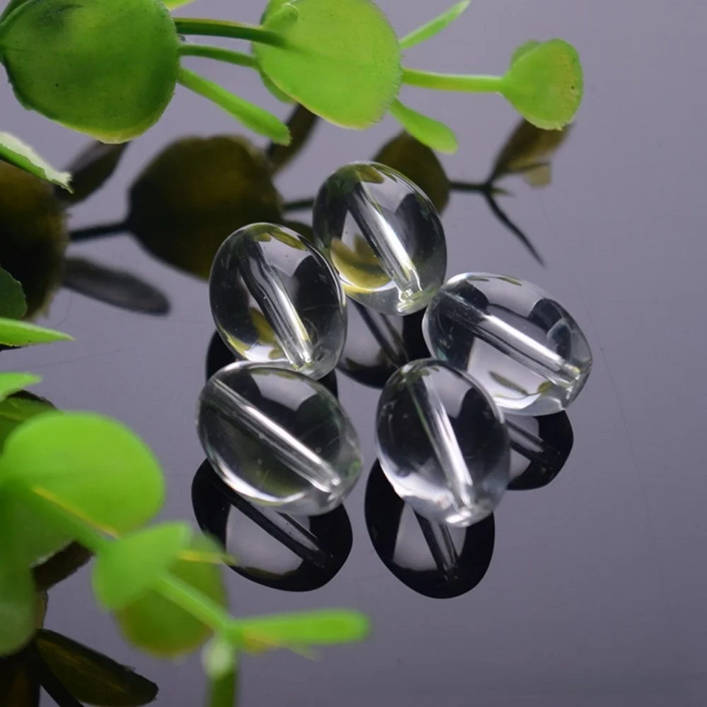 50Pcs 12x16mm Smooth Olive Crystal Beads Prisms Loose Beads DIY Chandelier Lamp Parts Wedding Curtain Accessories Home Decoratio