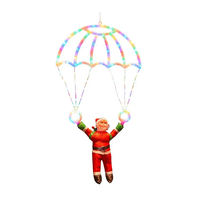 

Christmas decorations 30cm ladder climbing rope Santa pendant, home decorations