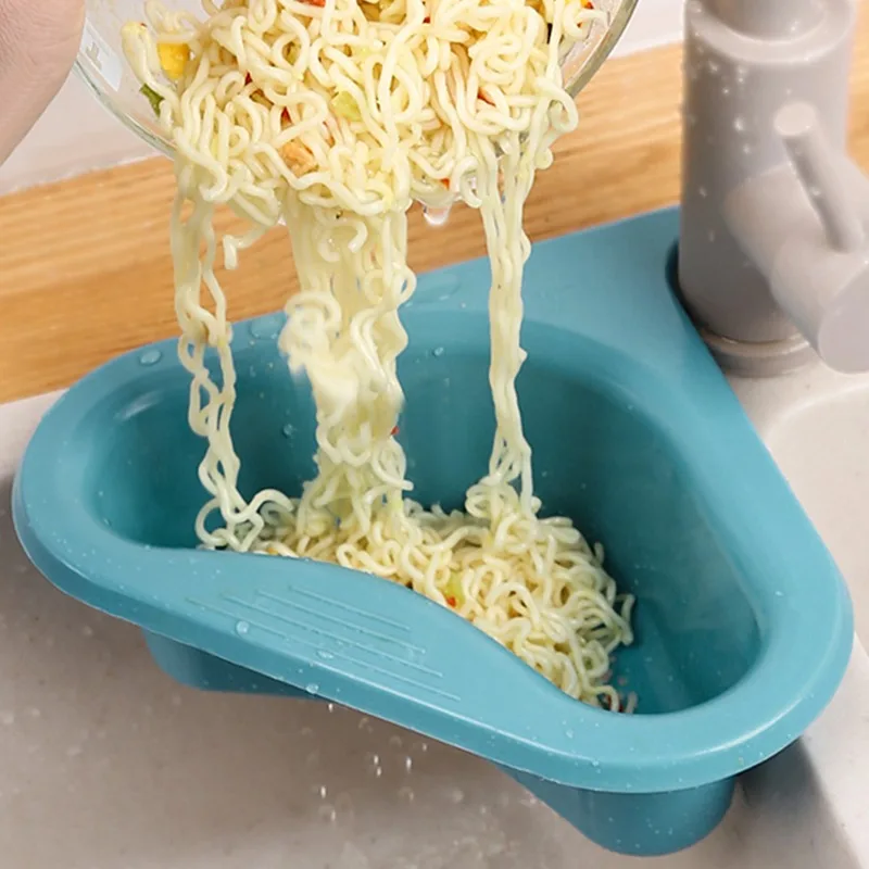 New Kitchen Sink Leftover Soup Strainer Rack Multifunctional Hanging Filter Universal Draining Rack Factory Swan Draining Basket