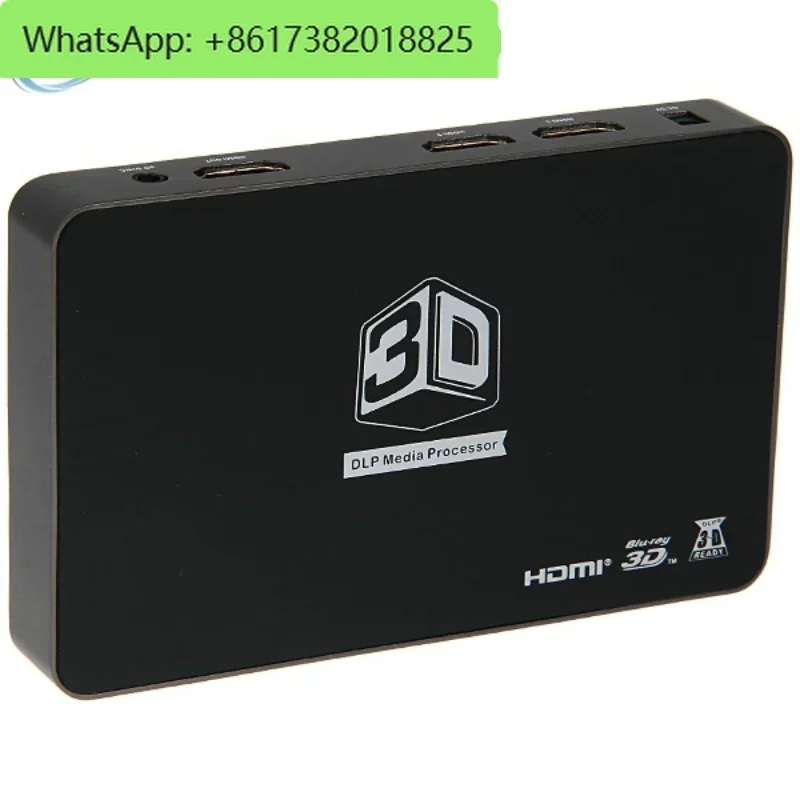 2D high definition movie left and right to 3D converter DLP projection frequency doubling 720p120HZ supports full format